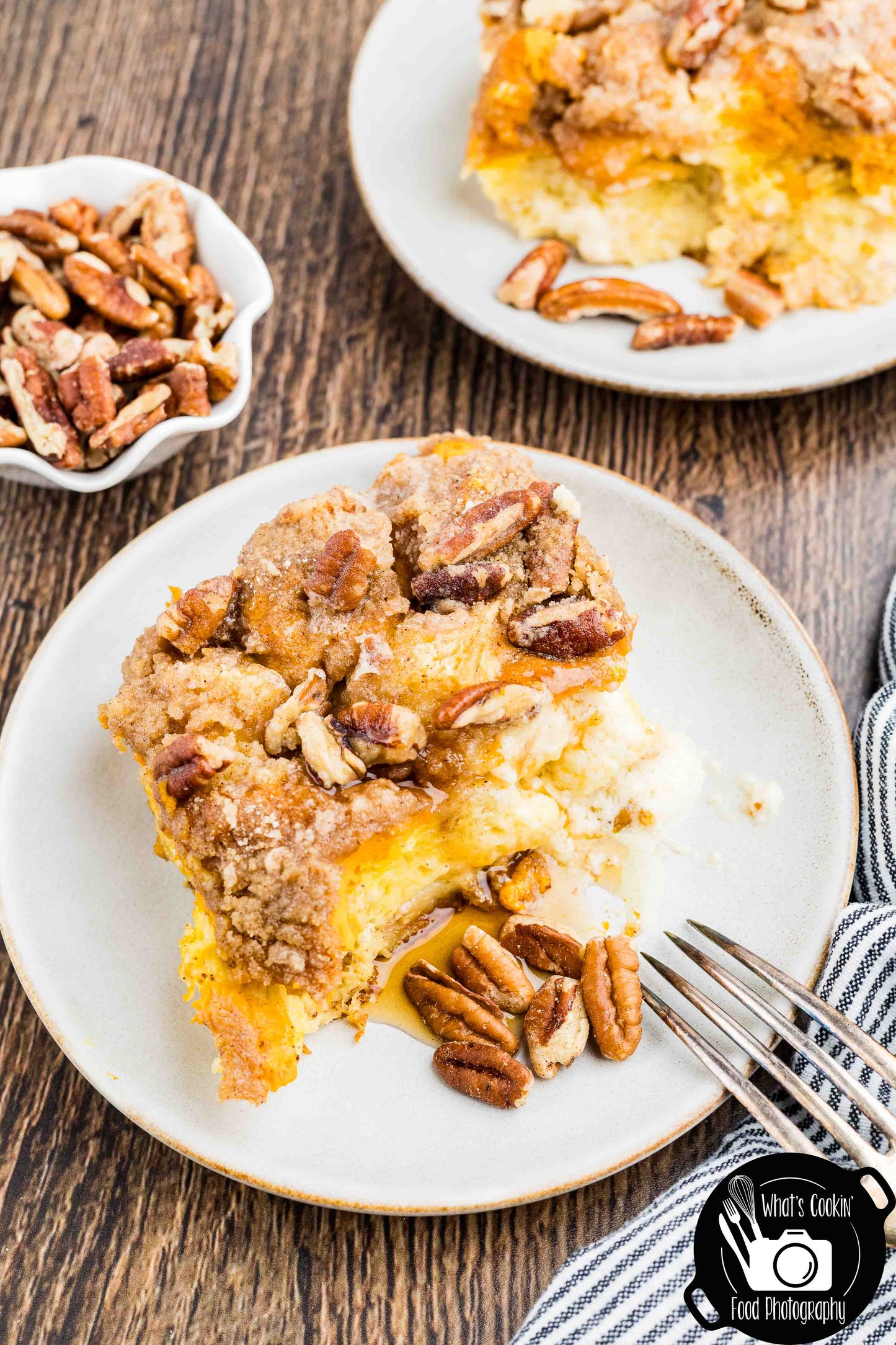 Pumpkin Cheese French Toast Casserole