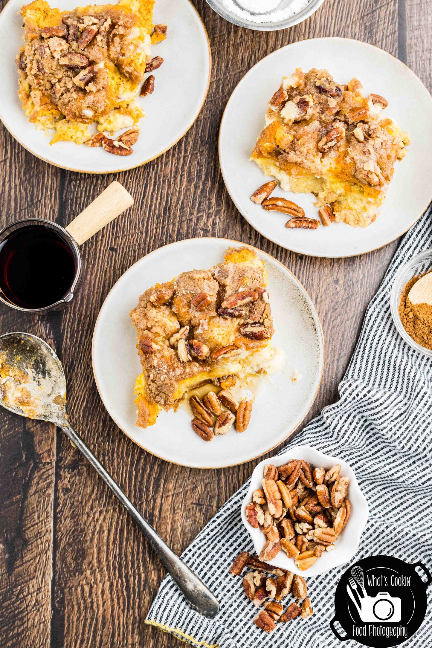 Pumpkin Cheese French Toast Casserole