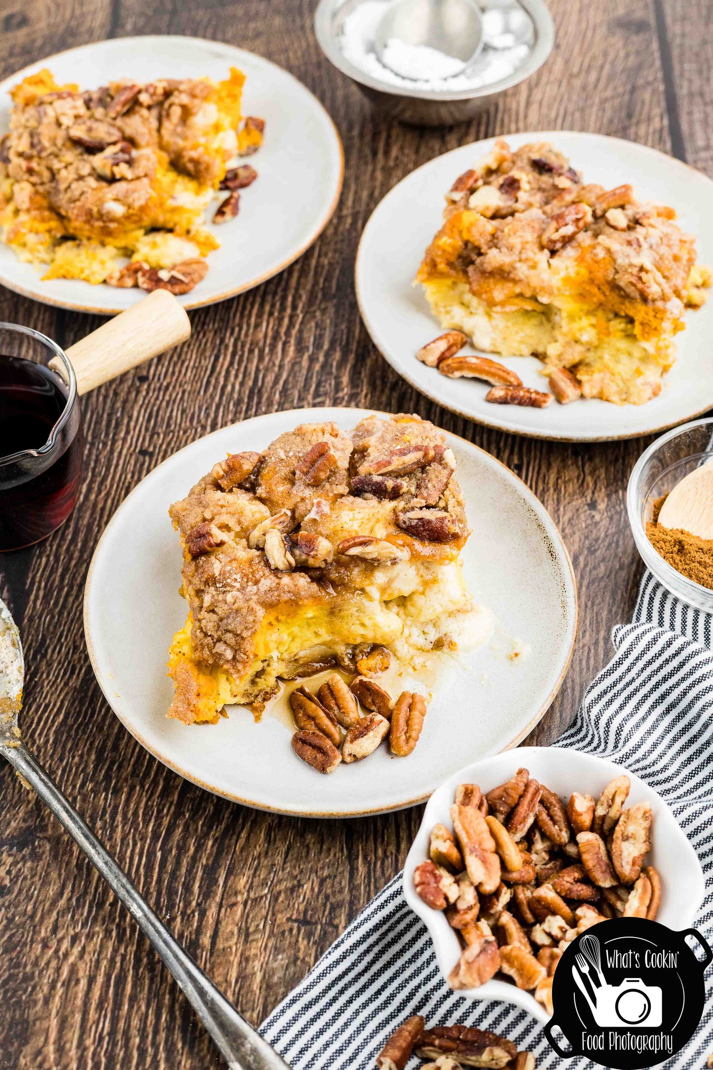 Pumpkin Cheese French Toast Casserole