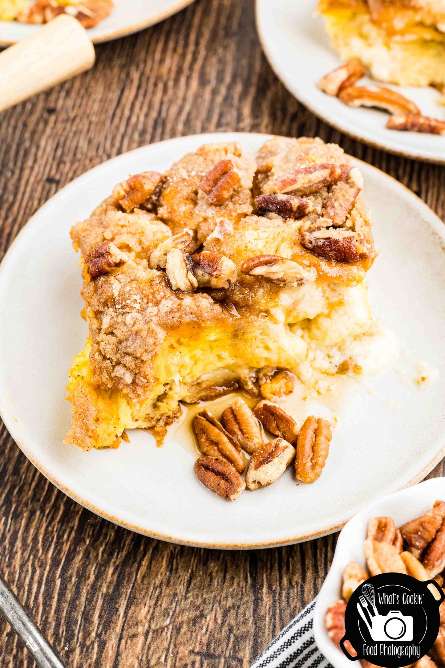 Pumpkin Cheese French Toast Casserole