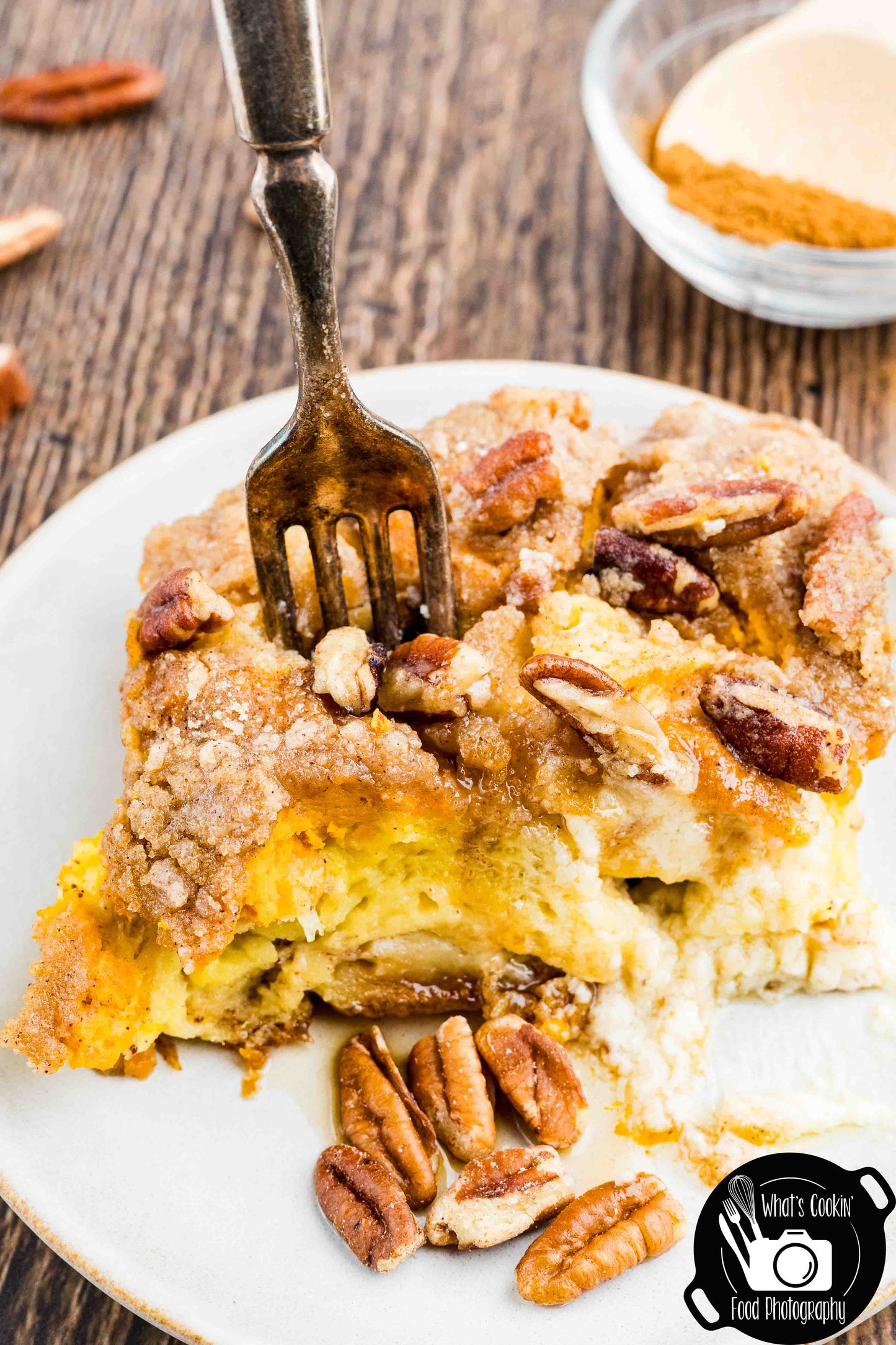 Pumpkin Cheese French Toast Casserole