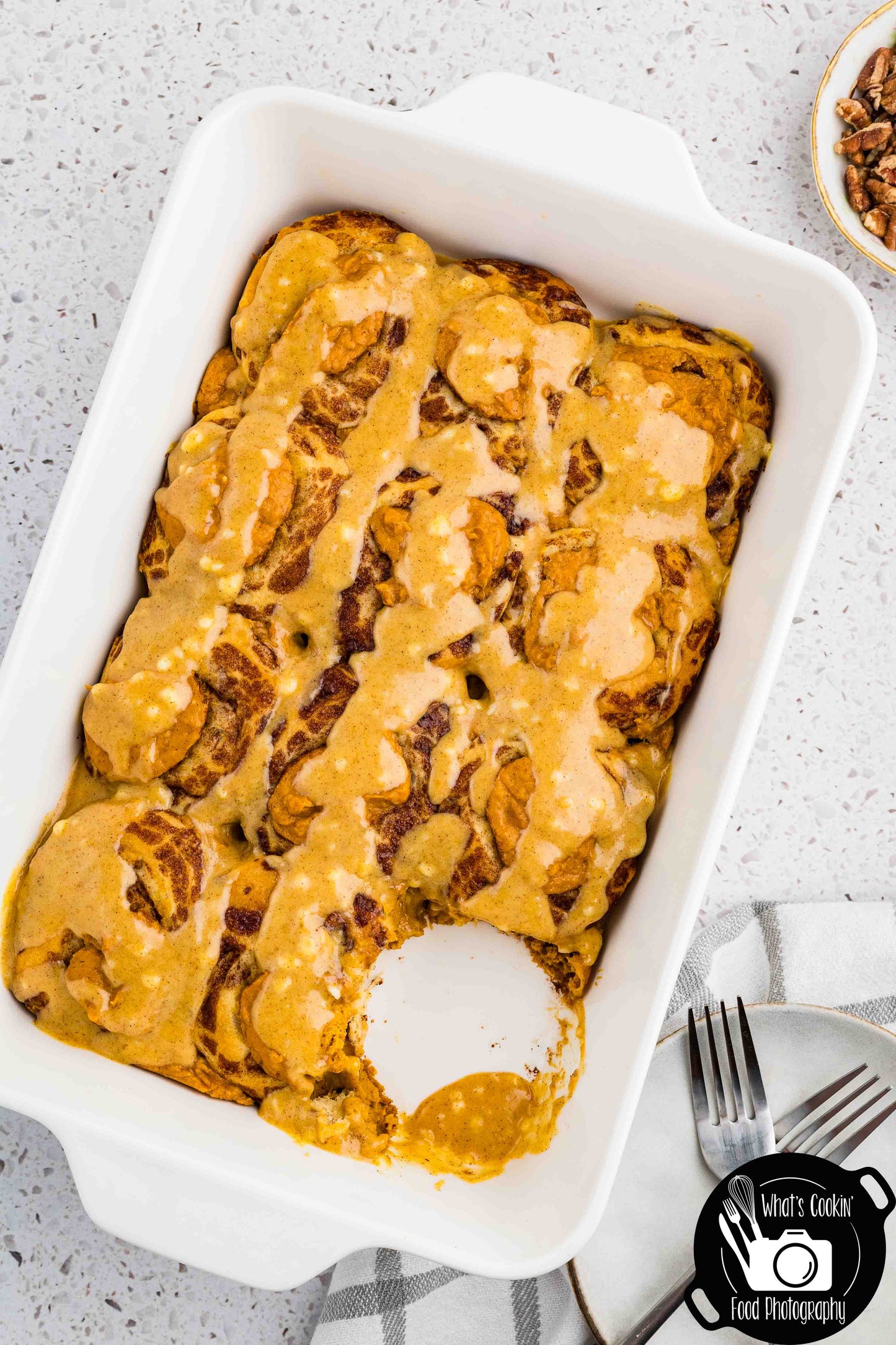 Pumpkin Cheesecake Cinnamon Rolls
