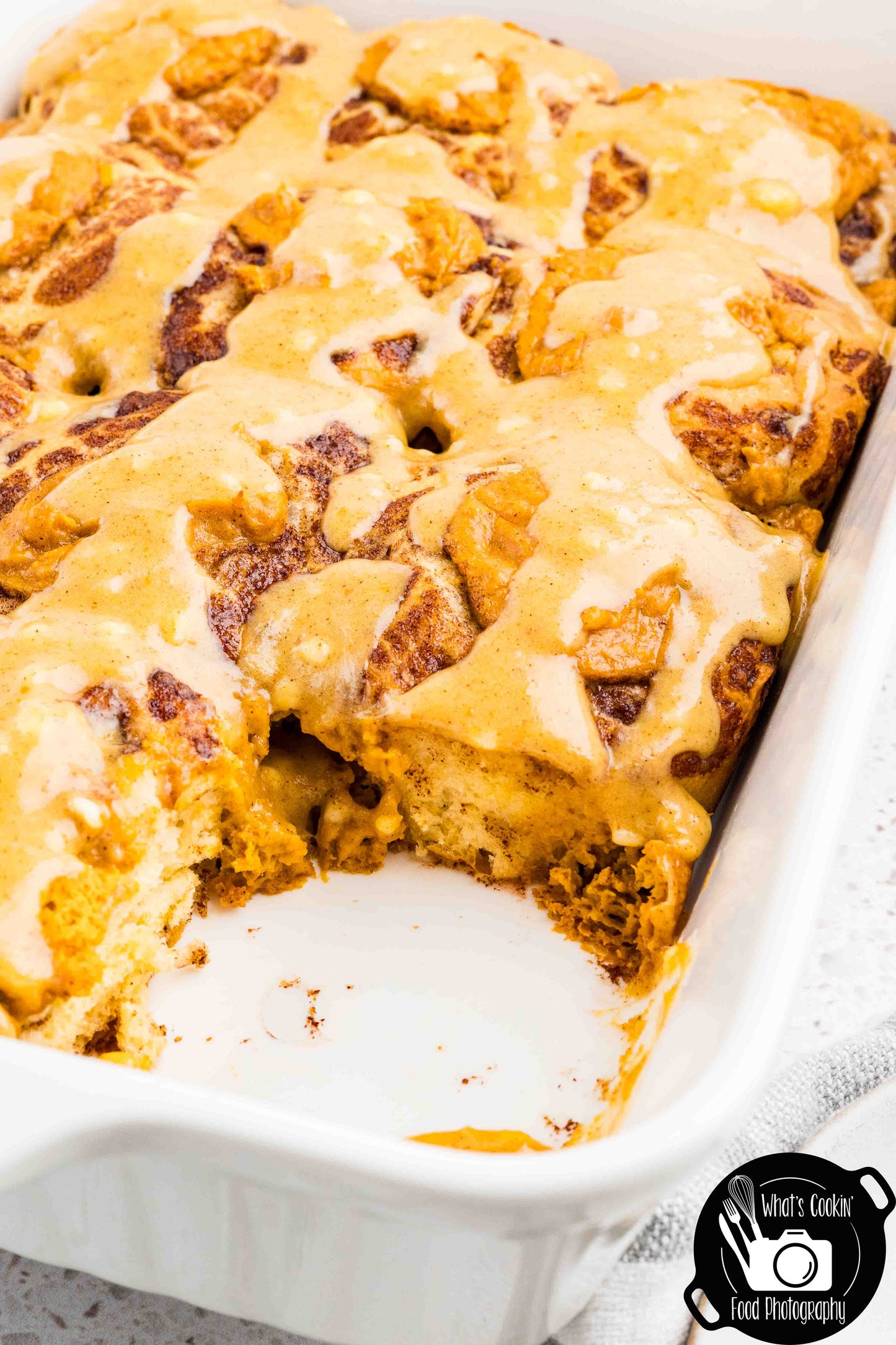 Pumpkin Cheesecake Cinnamon Rolls