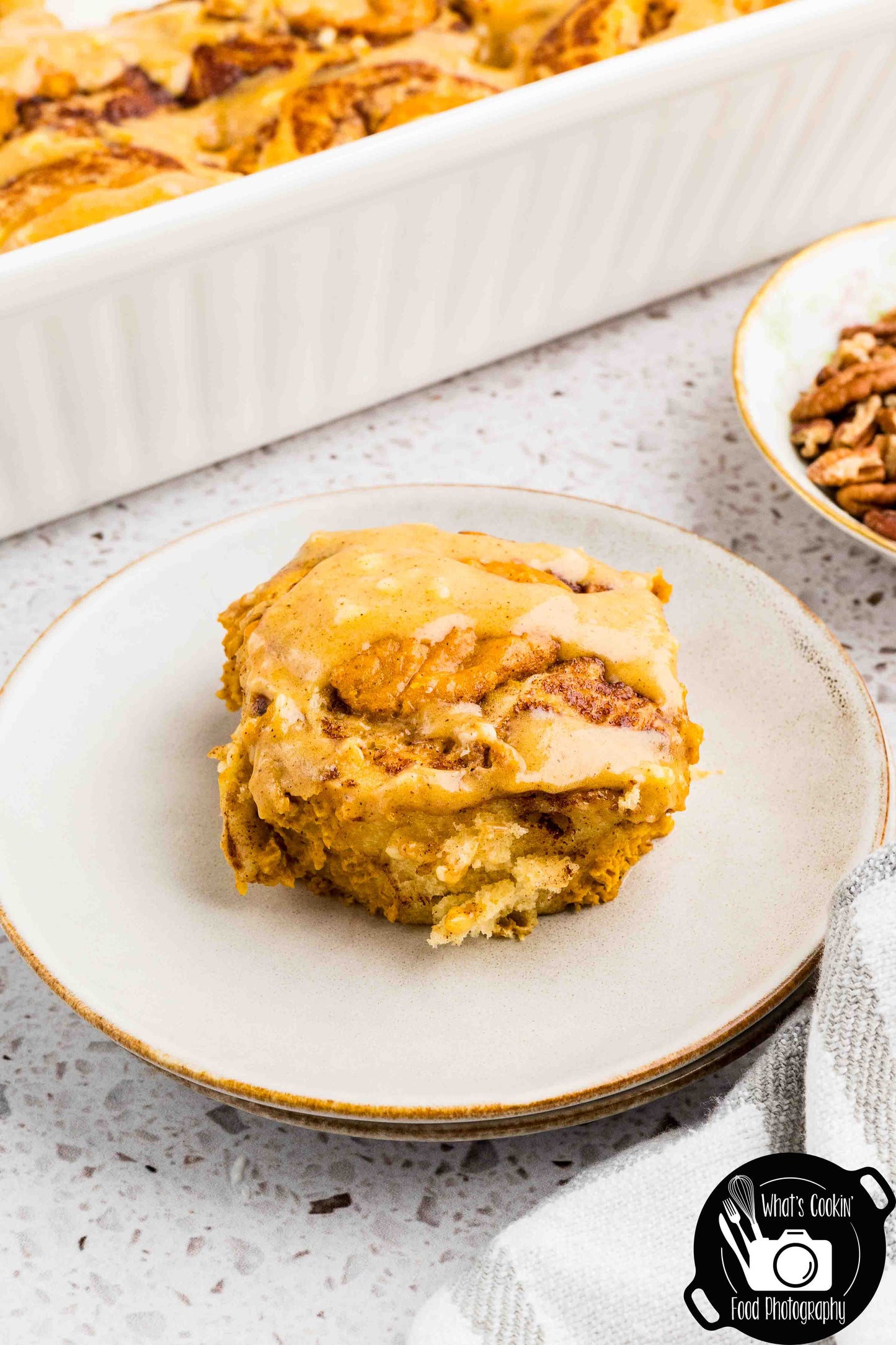 Pumpkin Cheesecake Cinnamon Rolls