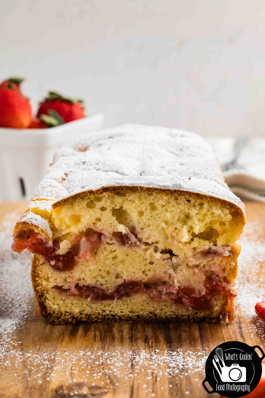 Strawberry Cream Cheese Loaf Cake