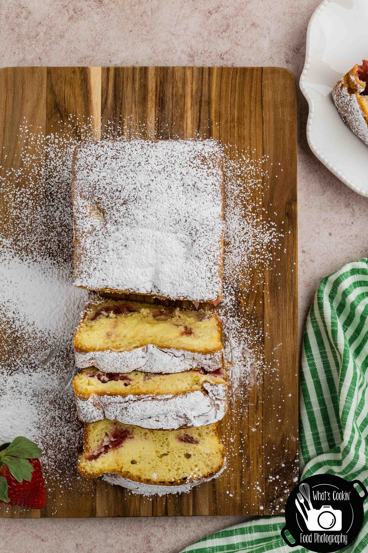 Strawberry Cream Cheese Loaf Cake