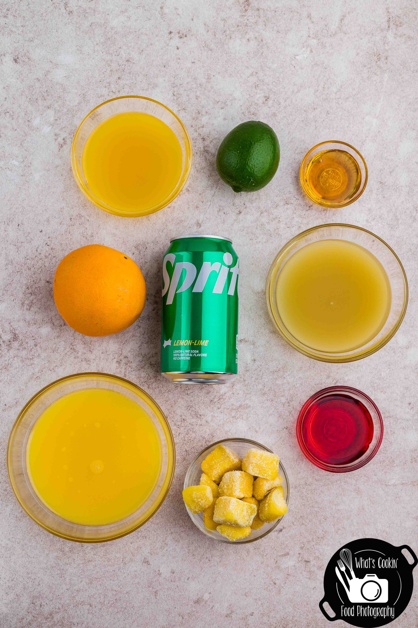 Summer Citrus Glow Mocktail (Orange, Pineapple, and Mango Juice)