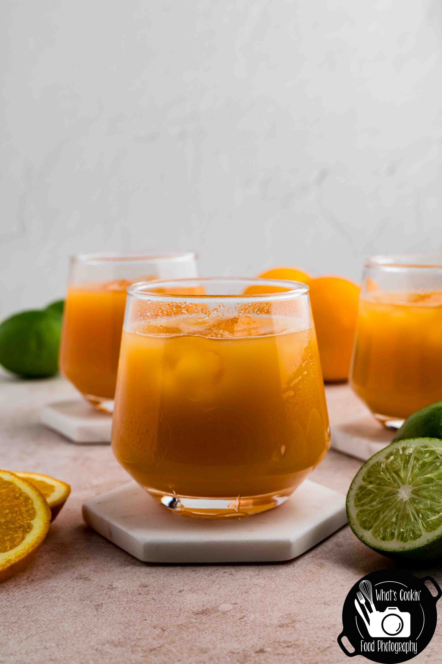 Summer Citrus Glow Mocktail (Orange, Pineapple, and Mango Juice)