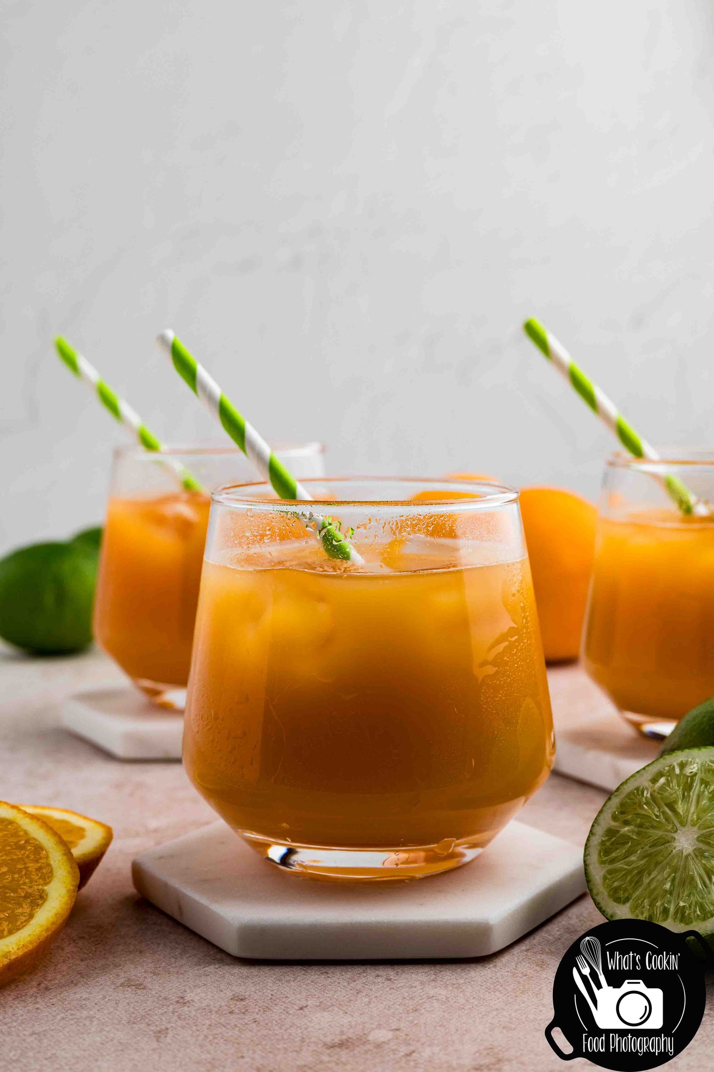 Summer Citrus Glow Mocktail (Orange, Pineapple, and Mango Juice)