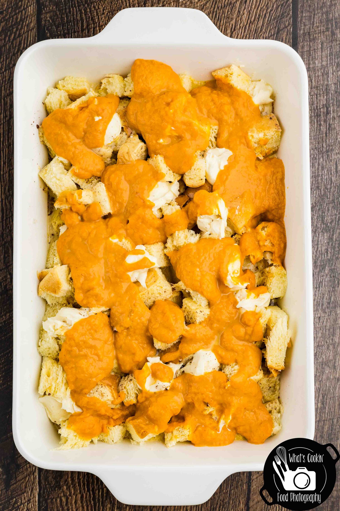 Pumpkin Cheese French Toast Casserole