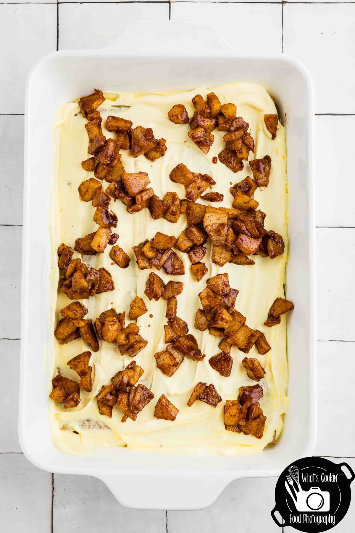 No Bake Cinnamon Apple Icebox Cake