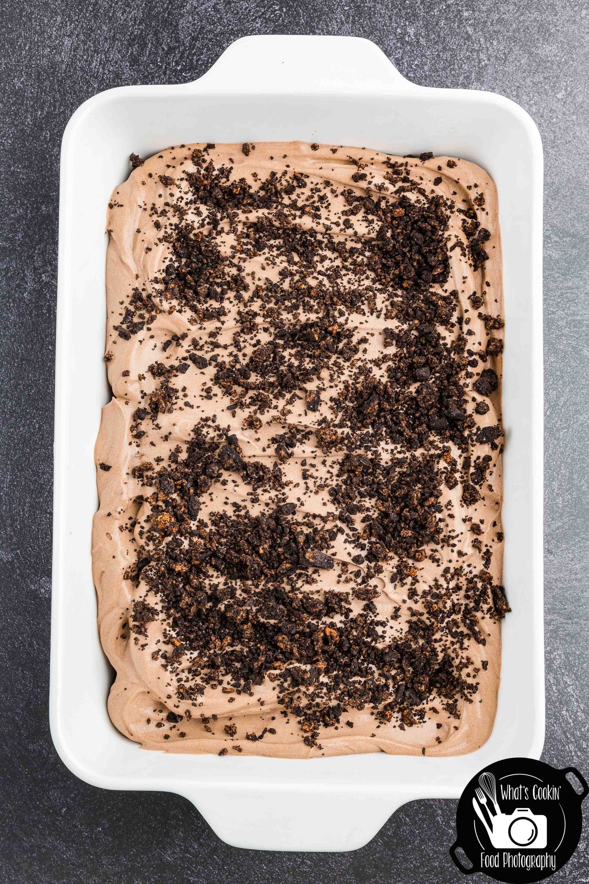 No Bake Halloween Oreo Dessert