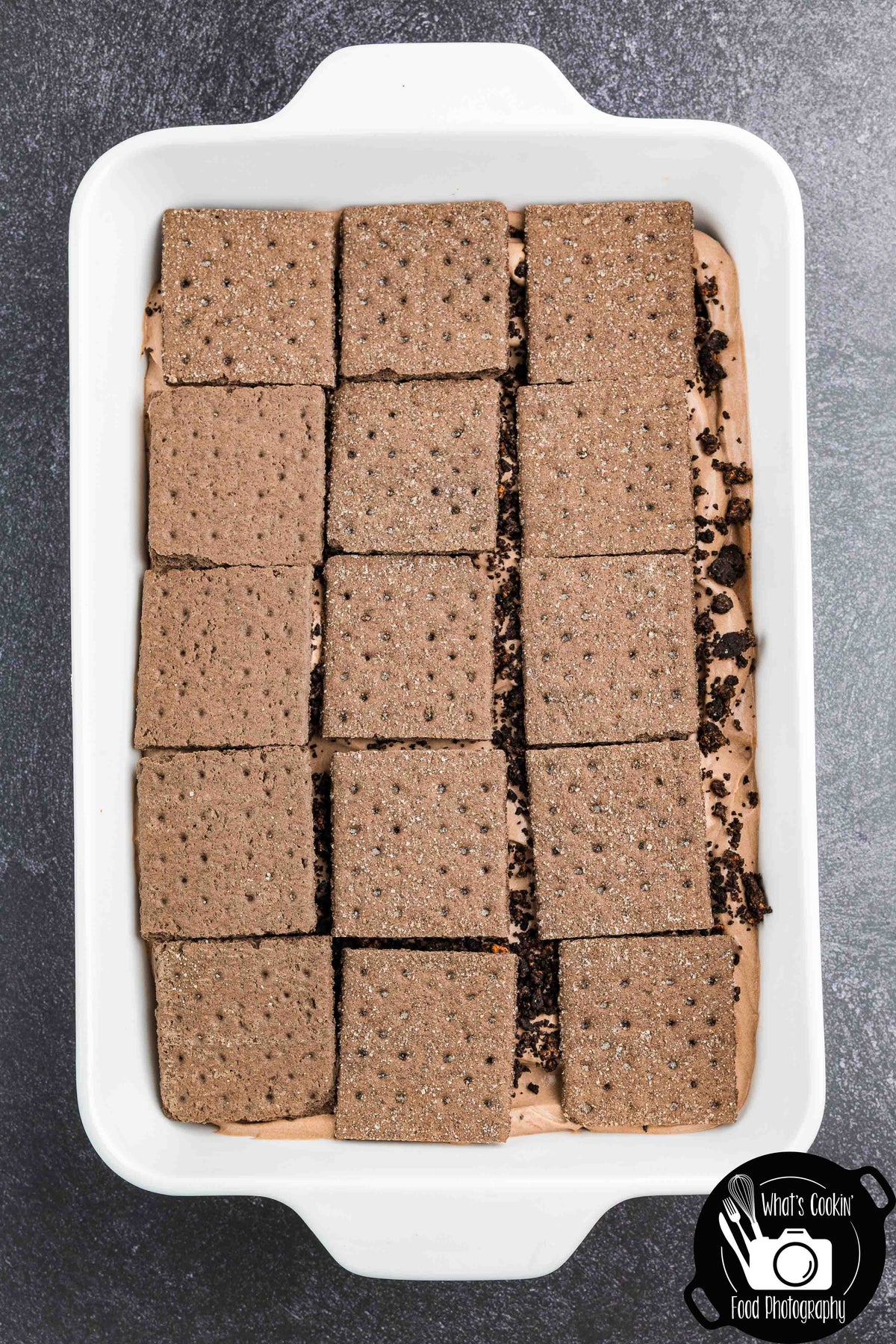 No Bake Halloween Oreo Dessert