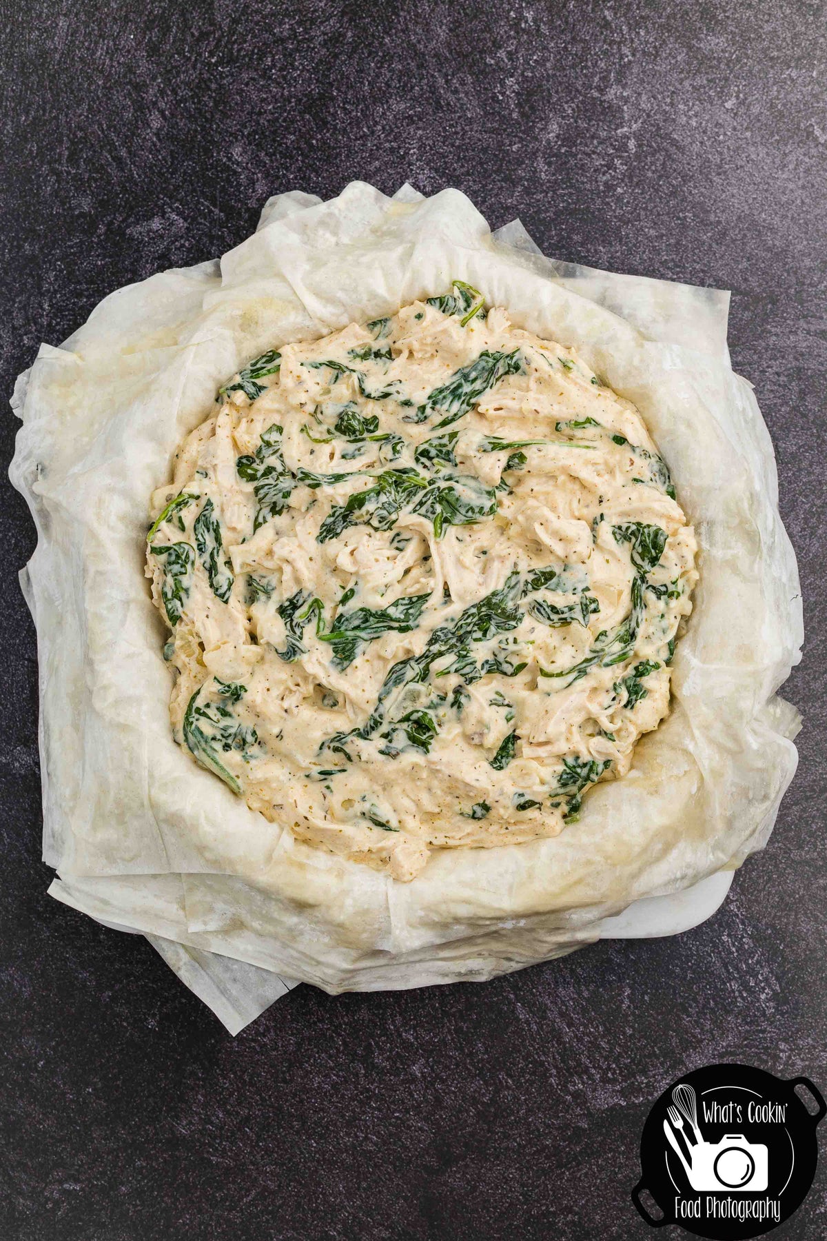 Mummy Chicken & Spinach Phyllo Pie
