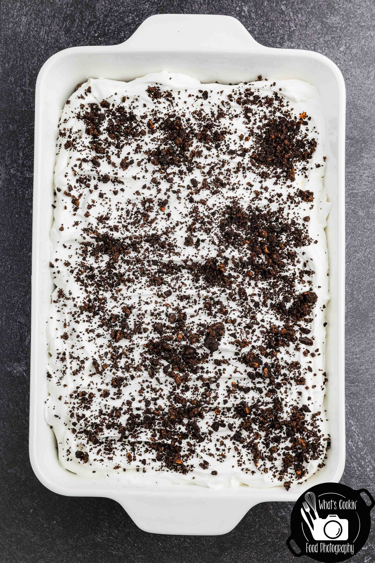 No Bake Halloween Oreo Dessert