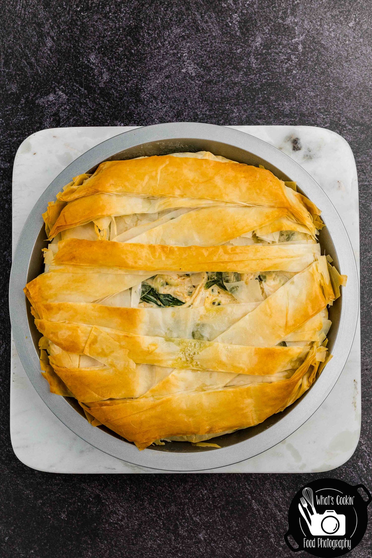 Mummy Chicken & Spinach Phyllo Pie