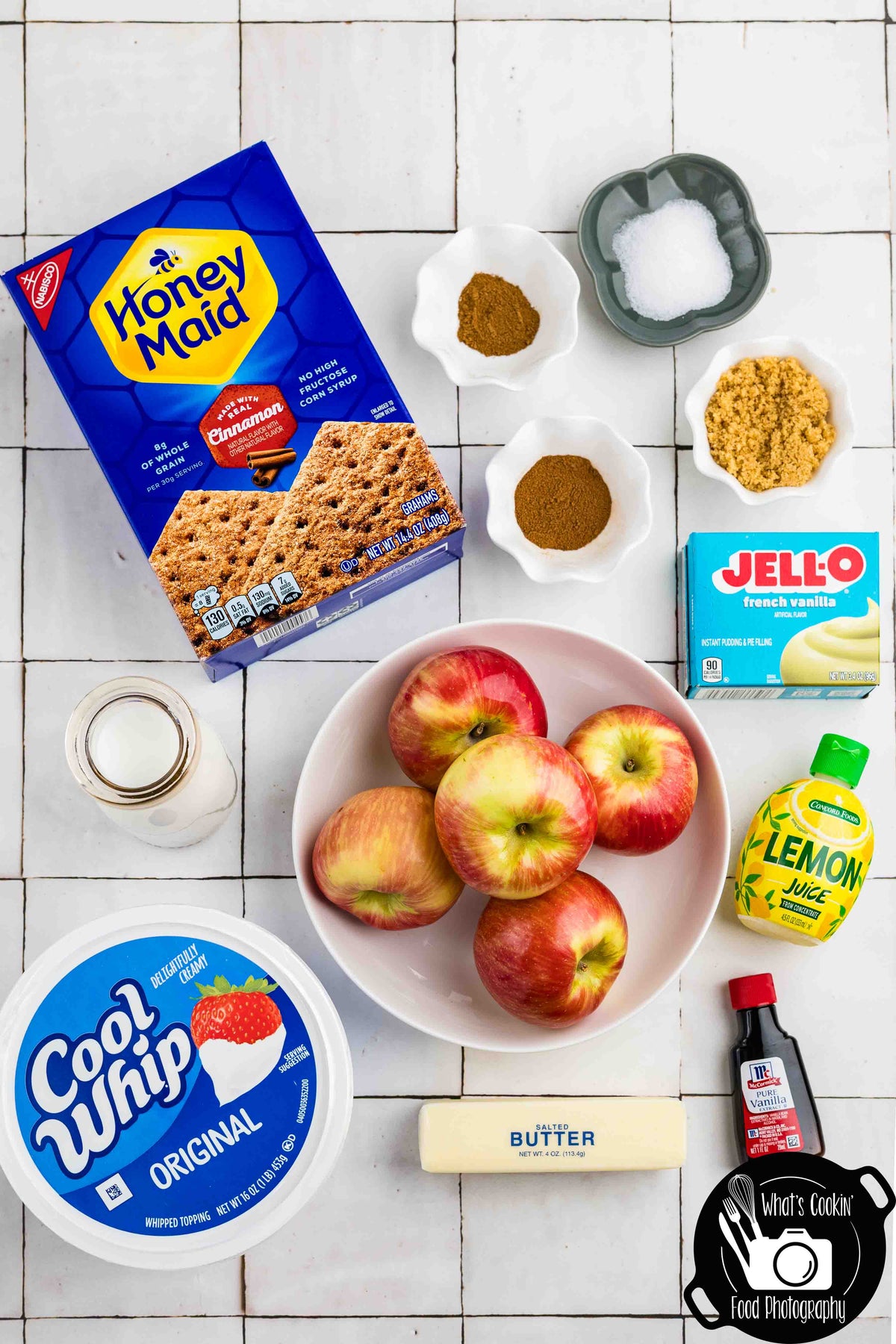 No Bake Cinnamon Apple Icebox Cake