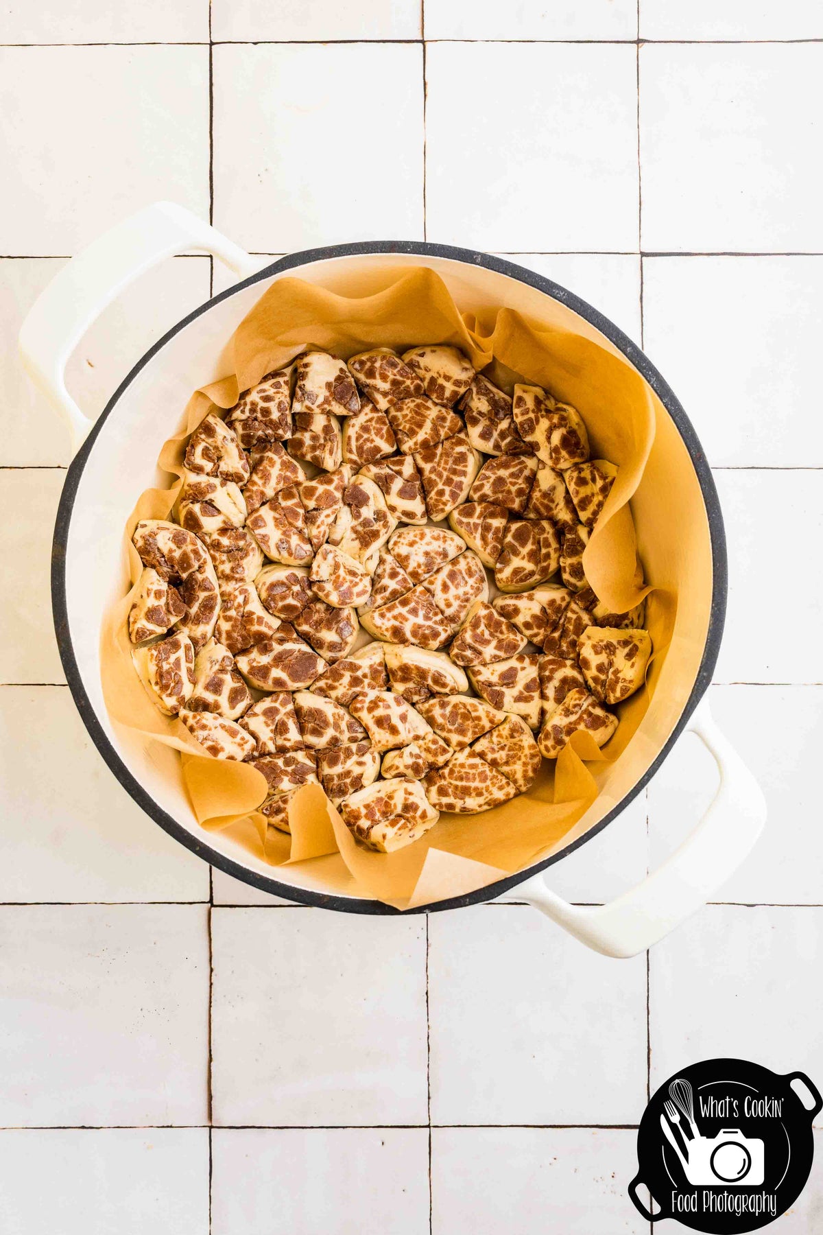 Dutch Oven Pumpkin Sticky Bun Cobbler