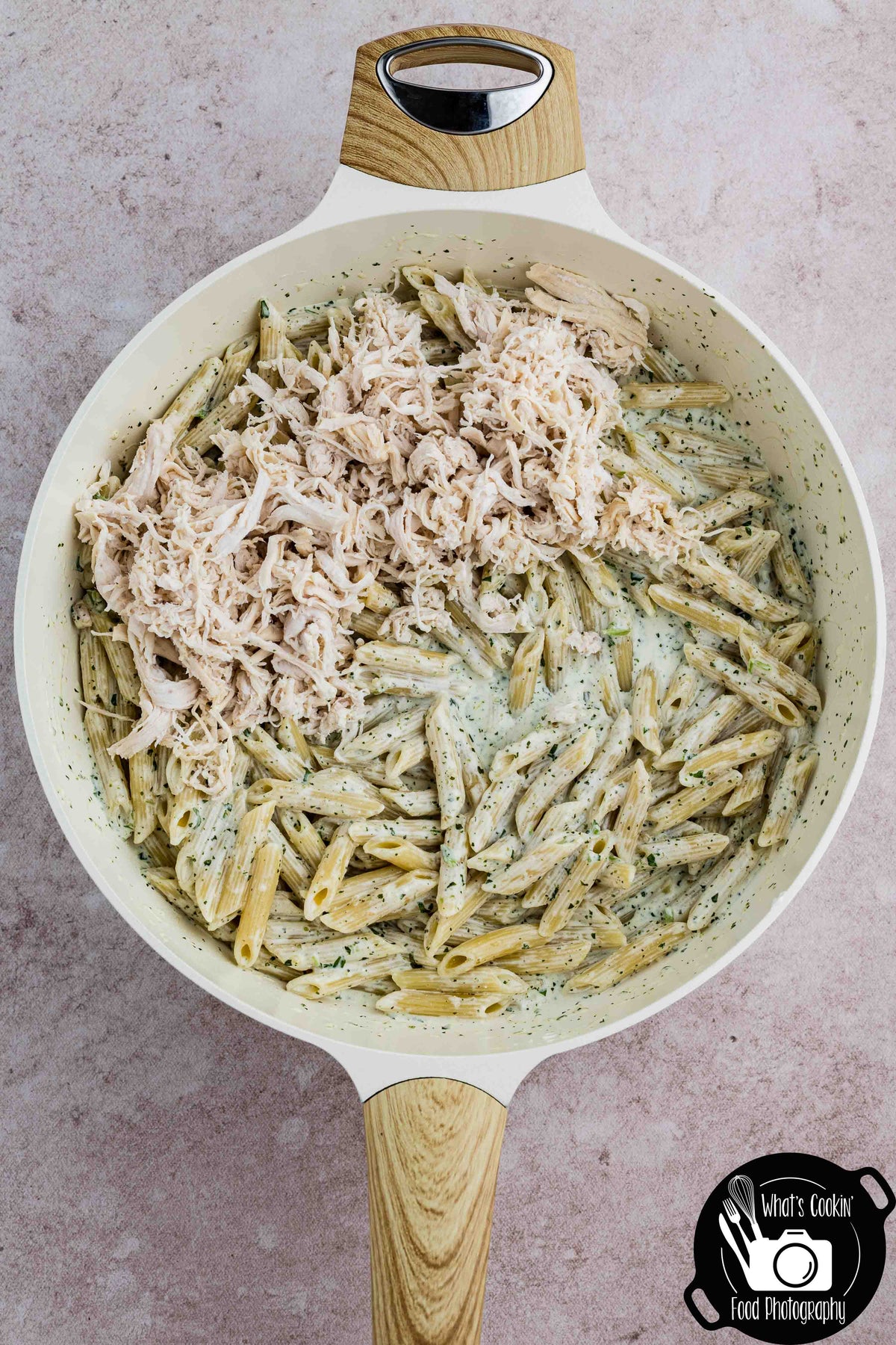 Basil Pesto Pasta Bake
