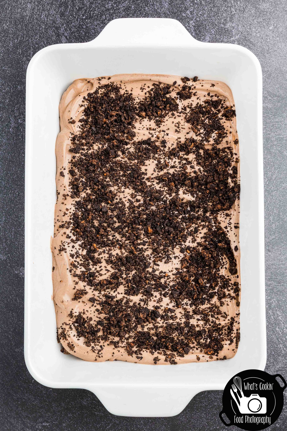 No Bake Halloween Oreo Dessert