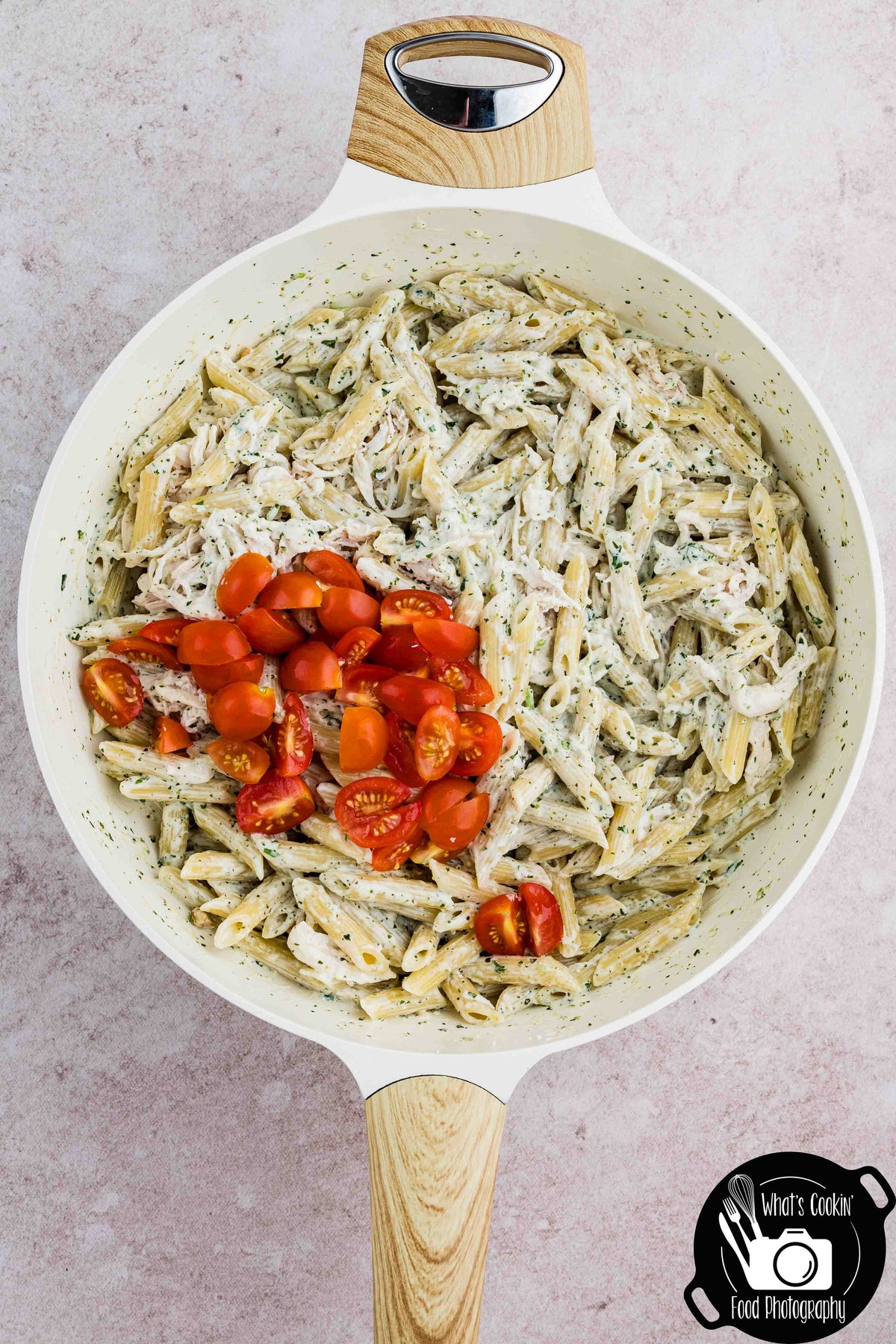 Basil Pesto Pasta Bake