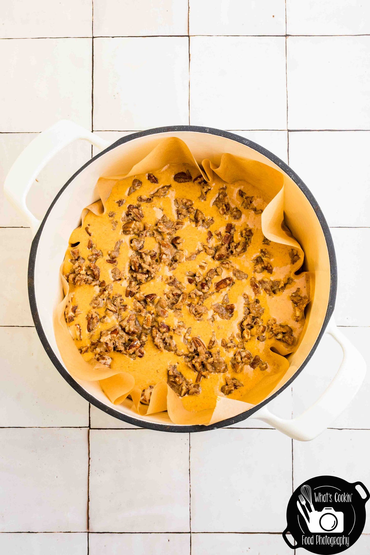 Dutch Oven Pumpkin Sticky Bun Cobbler