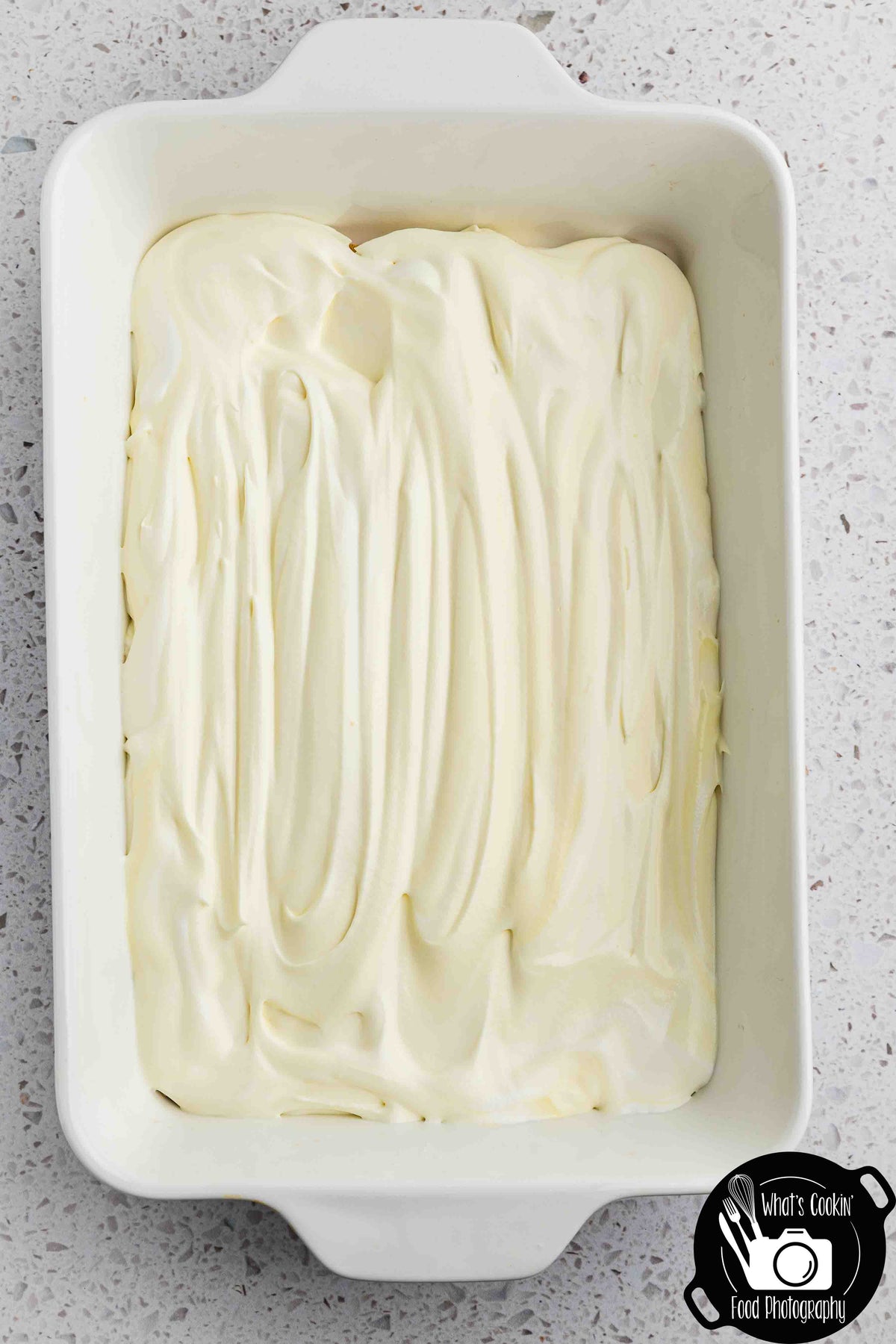 No Bake Chocolate Eclair Cake