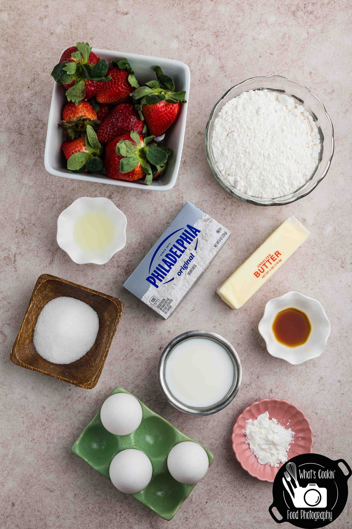 Strawberry Cream Cheese Loaf Cake