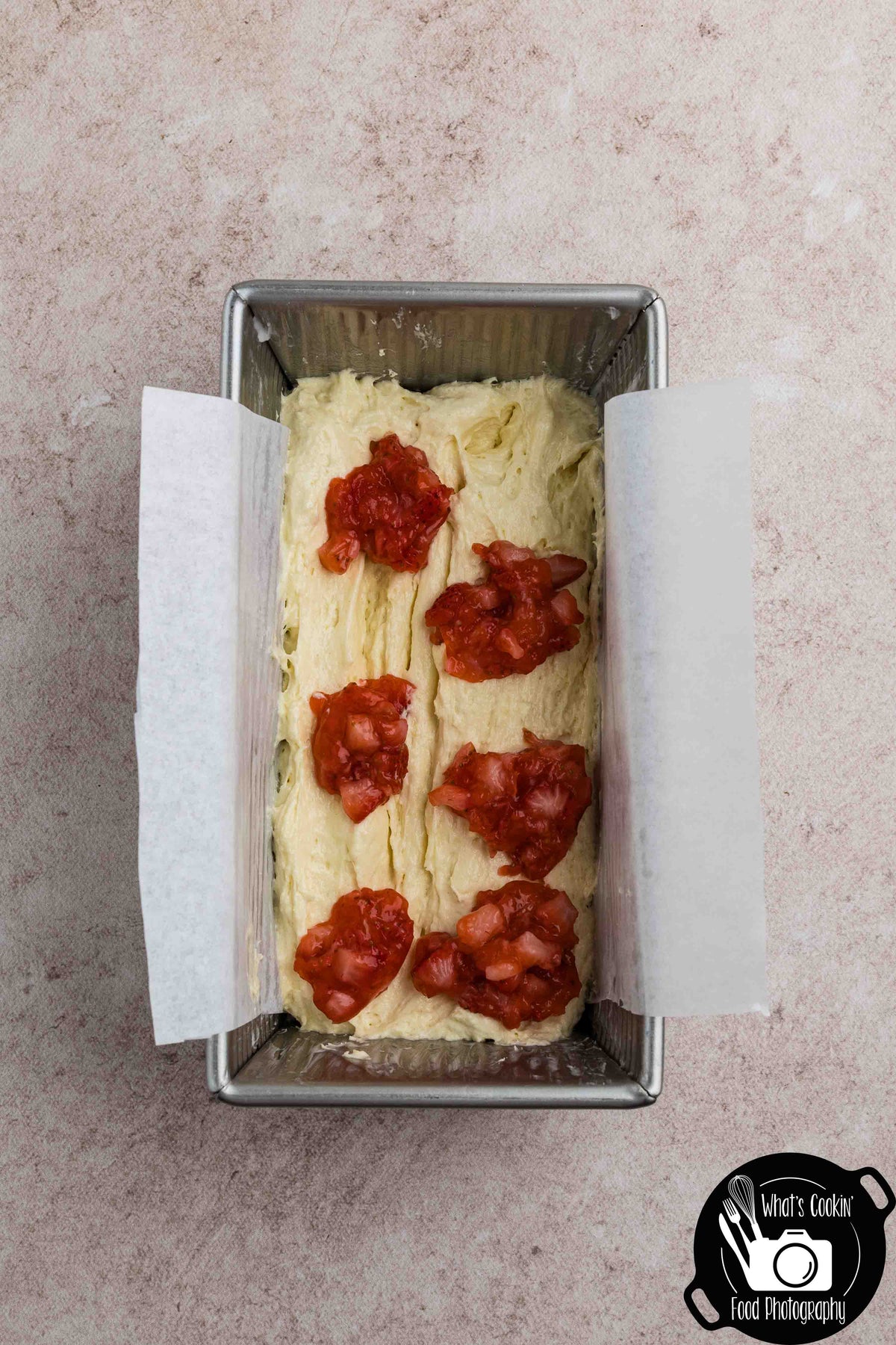 Strawberry Cream Cheese Loaf Cake